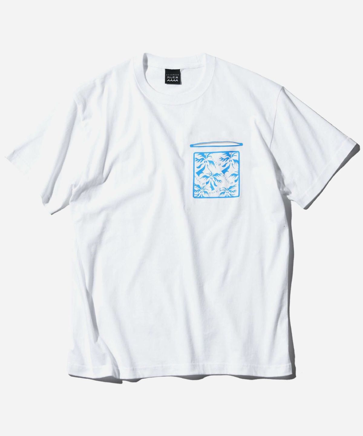 ACANTHUS アカンサス muta PARADISEトリミング ポケット半袖Tシャツ MA2338