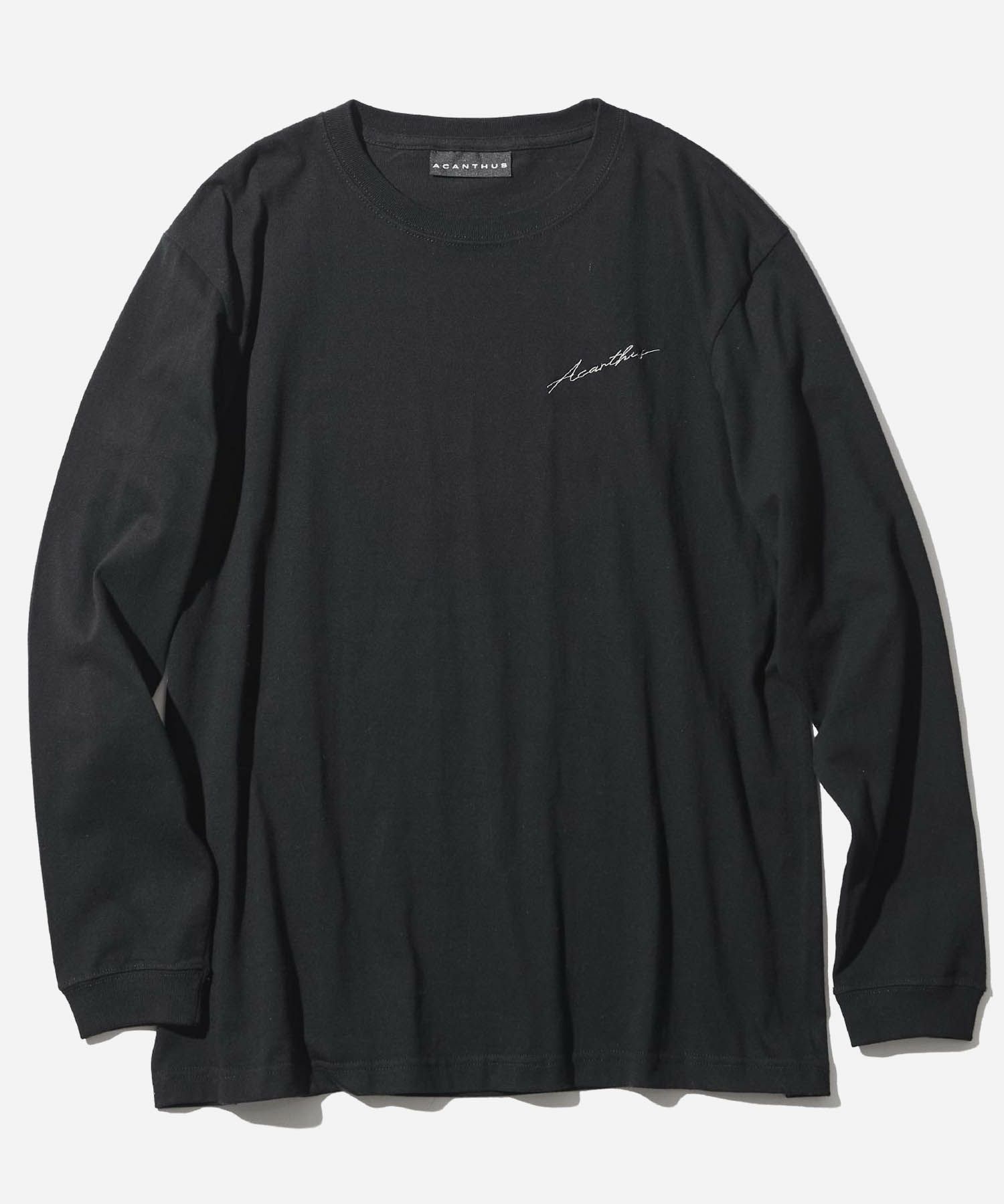 ACANTHUS アカンサス スクリプトロゴ 長袖Tシャツ CT2313