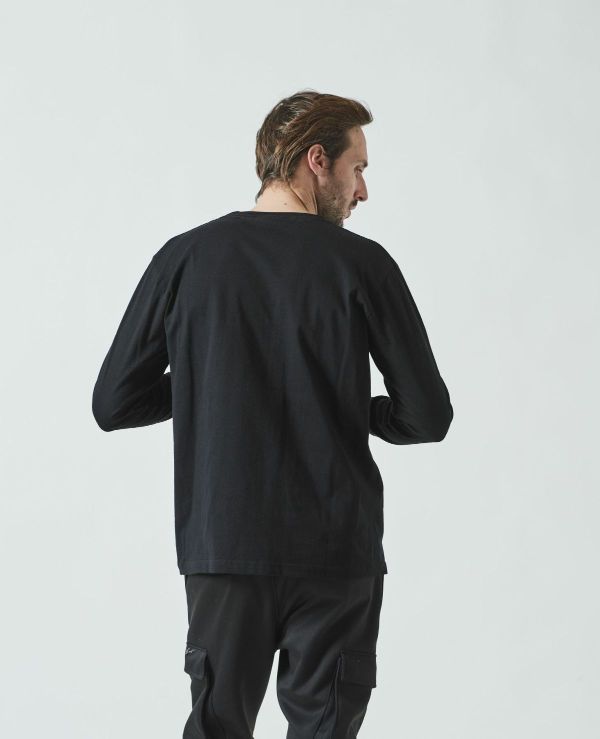 ACANTHUS アカンサス スクリプトロゴ 長袖Tシャツ CT2313