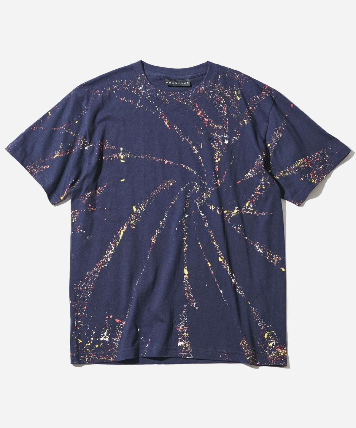 ACANTHUS アカンサス スパイラルスプラッシュ半袖Tシャツ CT2303