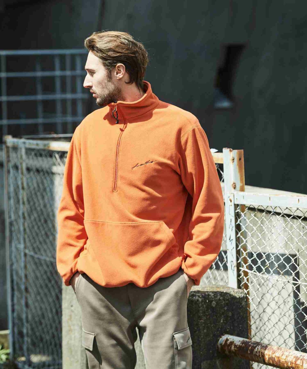 ACANTHUS アカンサス ストレッチフリースプルオーバー