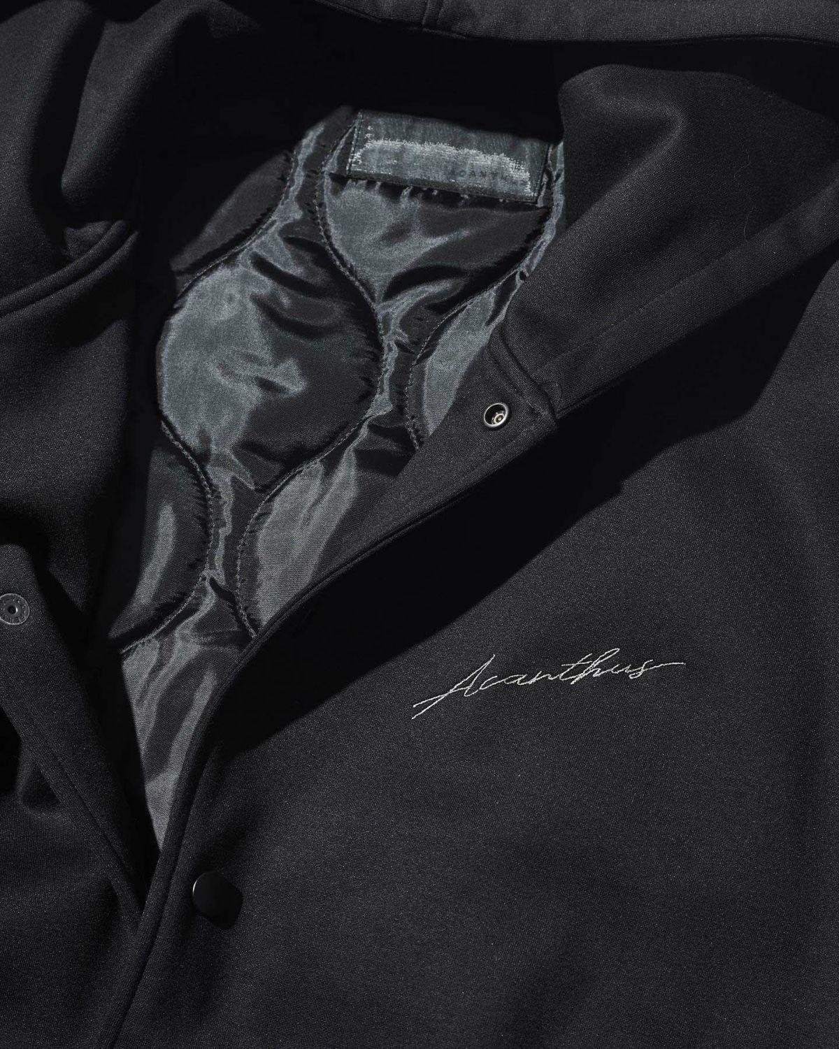 ACANTHUS アカンサス ダブルニットフーデッド スタジャン