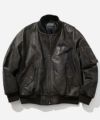 ACANTHUS アカンサス レザーボンバージャケット