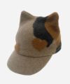 Dodge 三毛猫キャップ DD-417 ねこ キャット CAT 帽子 HAT CAP