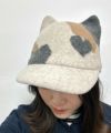 Dodge 三毛猫キャップ DD-417 ねこ キャット CAT 帽子 HAT CAP