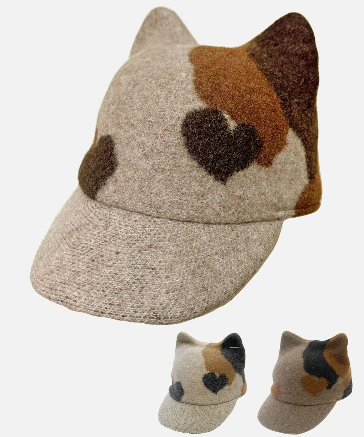 Dodge 三毛猫キャップ DD-417 ねこ キャット CAT 帽子 HAT CAP