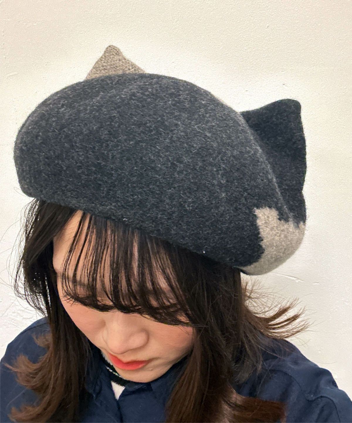 Dodge 三毛猫ベレー帽 DD-386 ねこ キャット CAT 帽子 HAT キャスケット