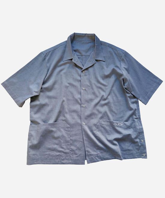VOIRY D.S コード半袖シャツ-LINEN | VDS BIRDS EYE