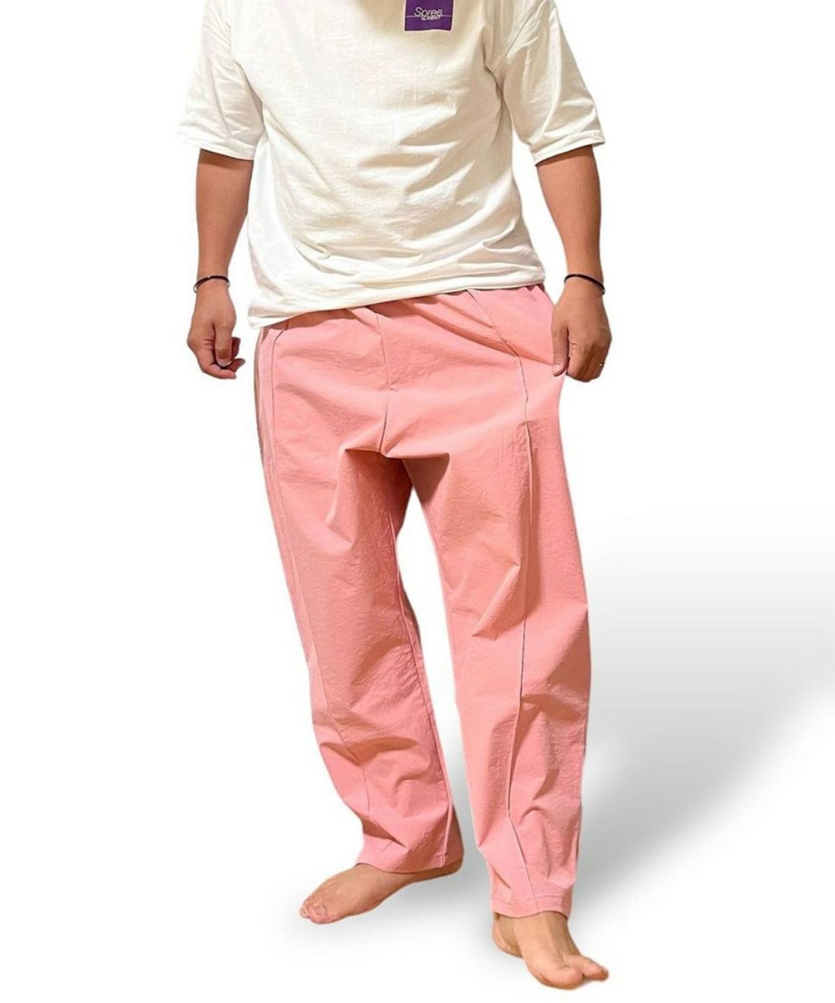 ANDNUT アンドナット チルスラックス ラインパンツ