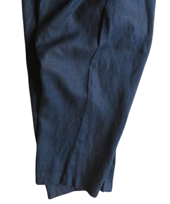 VOIRY ヴォイリー サンデーパンツ リネン 麻素材 ネイビー