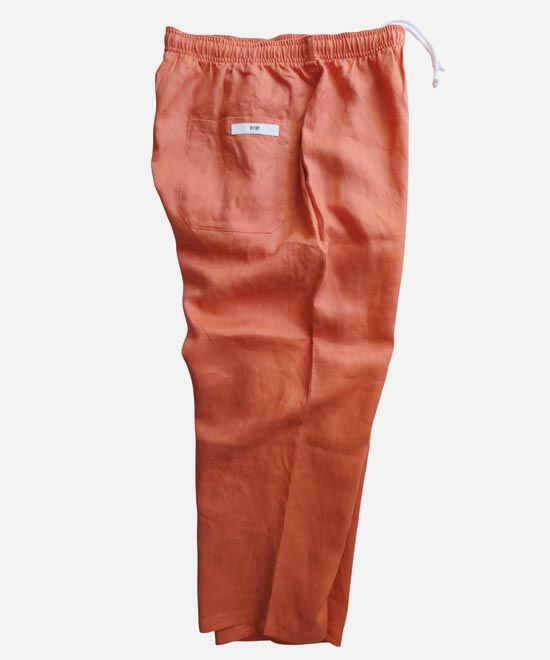 VOIRY ヴォイリー サンデーパンツ リネン 麻素材 コーラルピンク