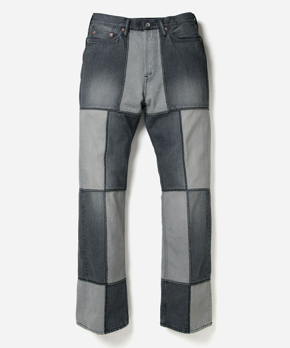 MARU SANKAKU PEKE マルサンカクペケ カウボーイつぎはぎデニムパンツ