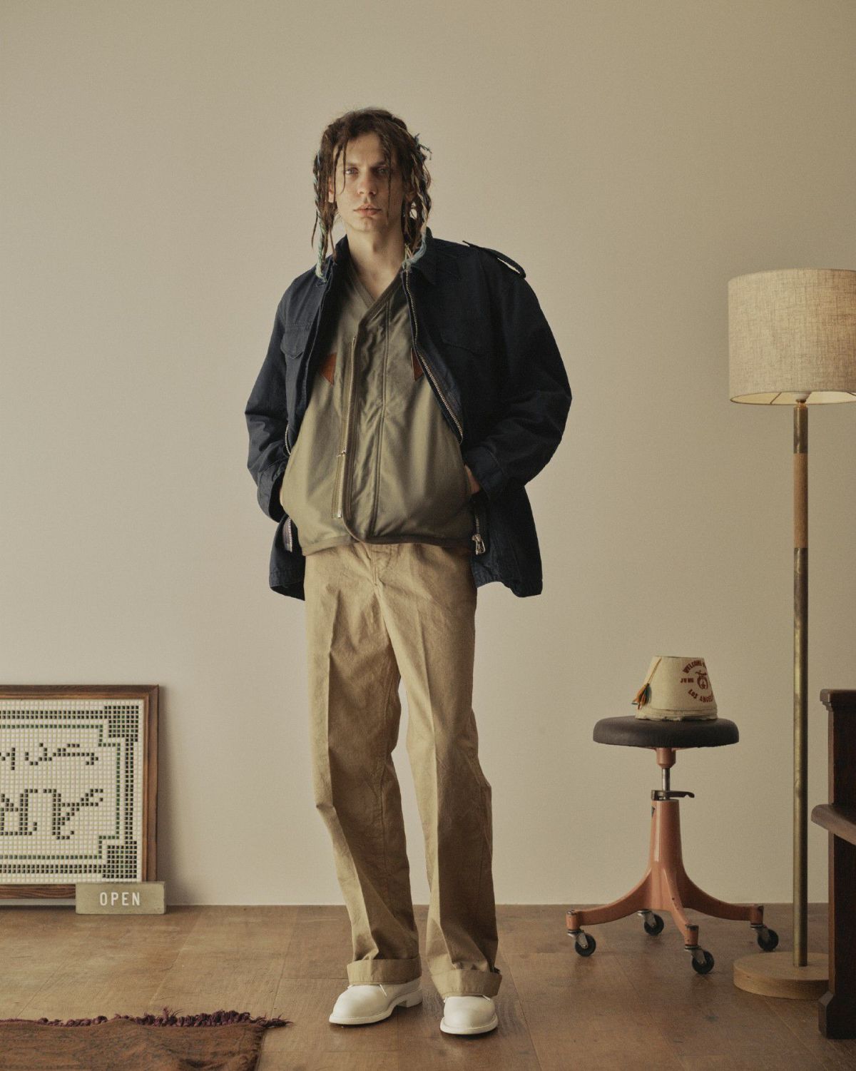 MARU SANKAKU PEKE マルサンカクペケ M-65つぎはぎフィールドジャケット