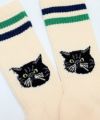 ROSTER SOX ロスターソックス 靴下 男性用 女性用 メンズ レディース ペアソックス 猫 ねこ キャット