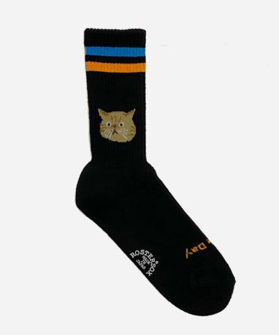 ROSTER SOX ロスターソックス 靴下 男性用 女性用 メンズ レディース ペアソックス 猫 ねこ キャット