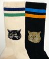 ROSTER SOX ロスターソックス 靴下 男性用 女性用 メンズ レディース ペアソックス 猫 ねこ キャット