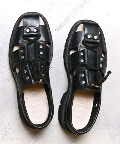 EARLE アール 牛革 バックストラップ サンダル 41 / ER4301 WEB限定【EARLE×JOHNBULL】レザーバックストラップサンダル