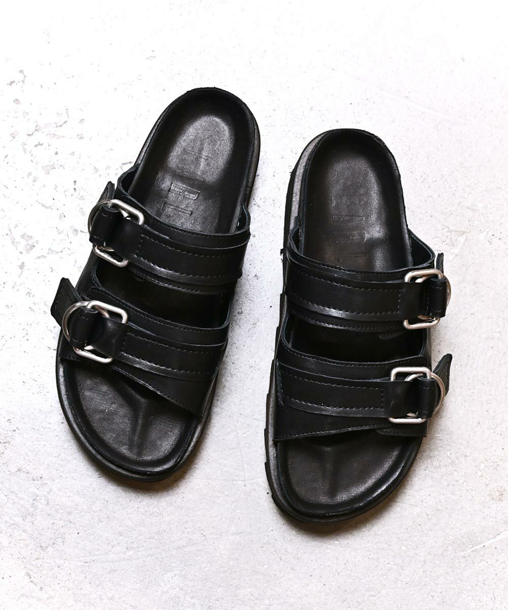 EARLE アール ダブルバックルフットベッドサンダル