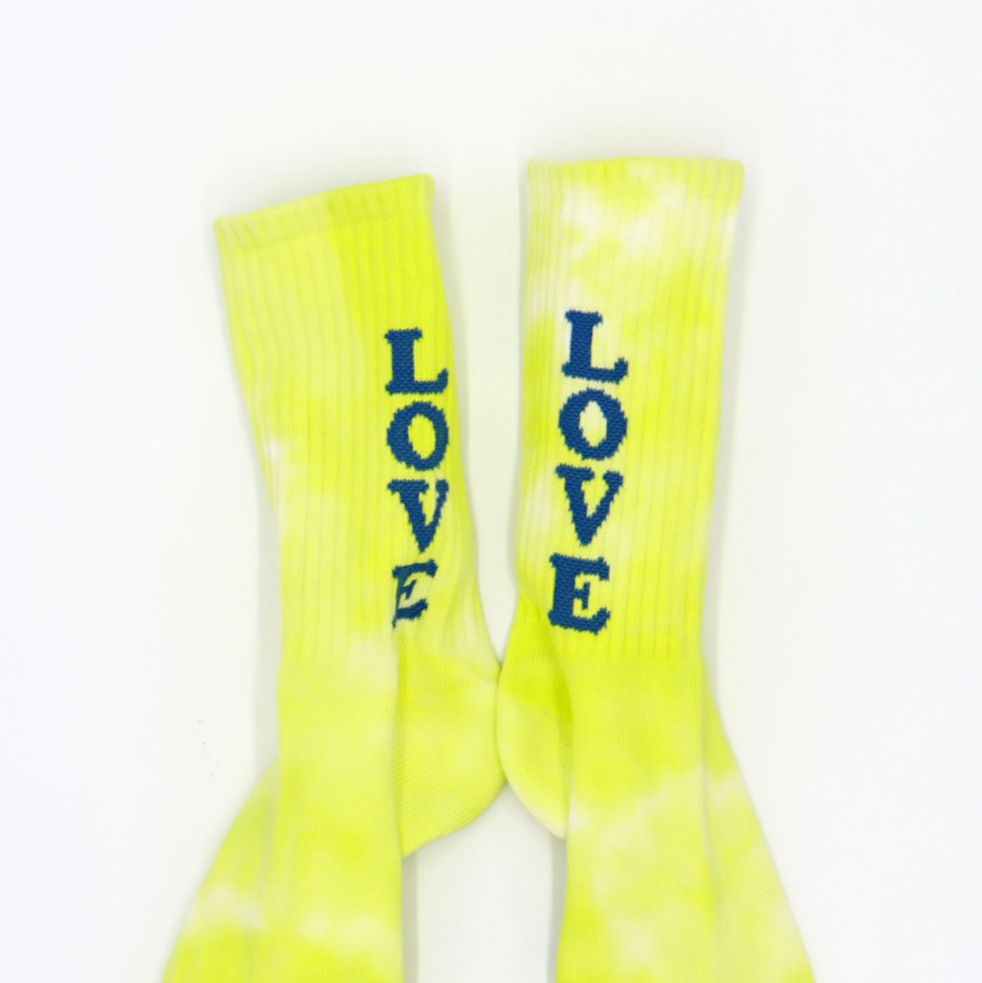 ROSTER SOX ロスターソックス 靴下 男性用 女性用 メンズ レディース ペアソックス ラブ LOVE タイダイ染め