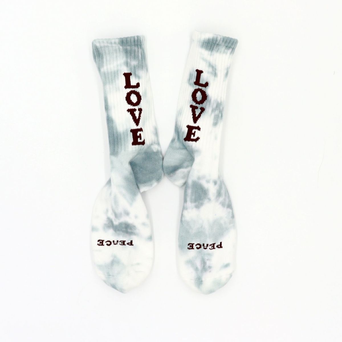 ROSTER SOX ロスターソックス 靴下 男性用 女性用 メンズ レディース ペアソックス ラブ LOVE タイダイ染め