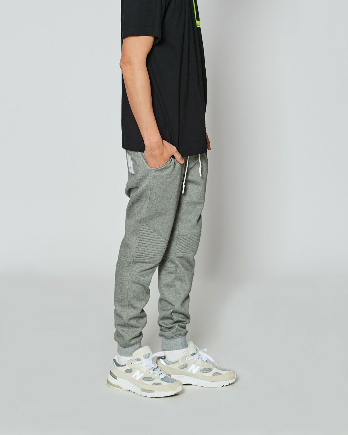 ACANTHUS アカンサス muta MARINE ムータマリン ダブルニットバイカーパンツ