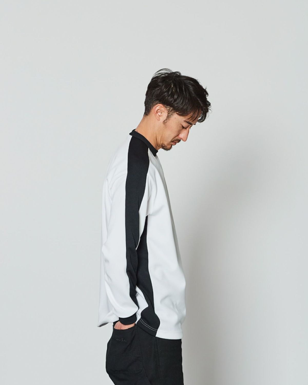 ACANTHUS アカンサス サッカージャージートップ 長袖カットソー