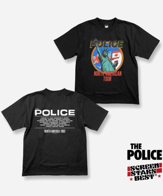 SCREEN STARS THE POLICE Tシャツ
