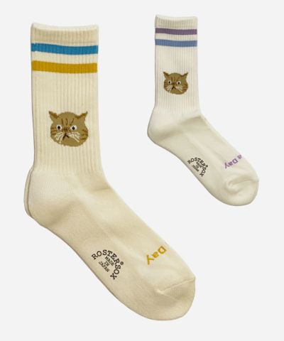 ROSTER SOX 猫 靴下 CAT RS-314-VDS限定