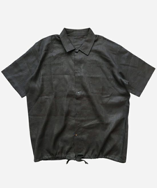 VOIRY ヴォイリー D.S コードリネンシャツ 半袖シャツ