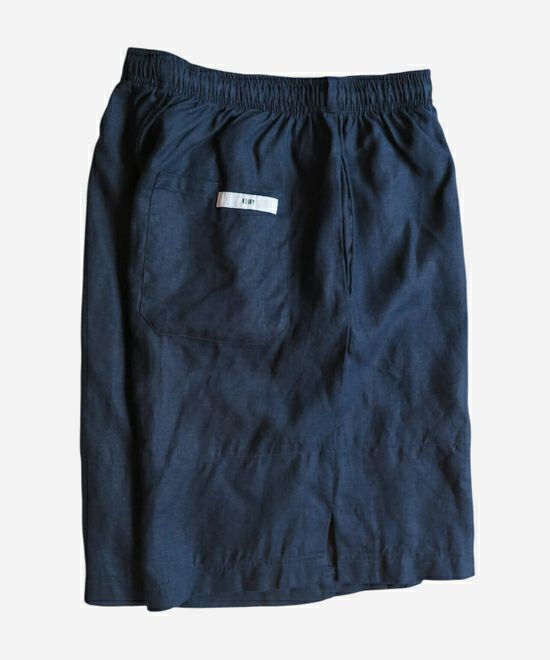 VOIRY ヴォイリー ドクターパンツ ドクターショーツ ハーフパンツ ブラック 黒 麻 リネン