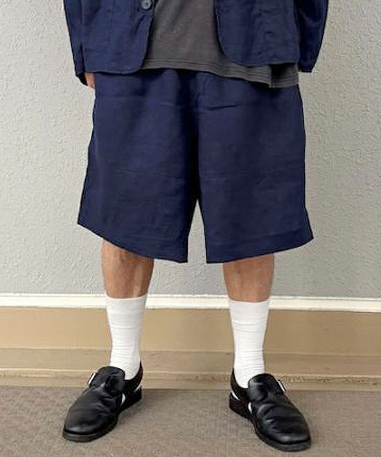 VOIRY ヴォイリー ドクターパンツ ドクターショーツ ハーフパンツ ブラック 黒 麻 リネン