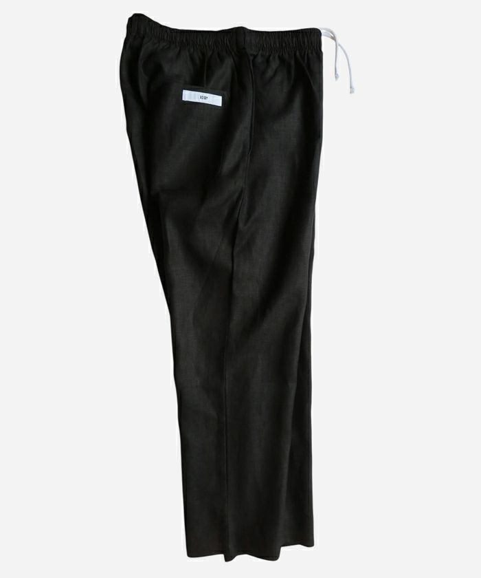 VOIRY ヴォイリー ドクターパンツ リネン 麻　黒 ブラック