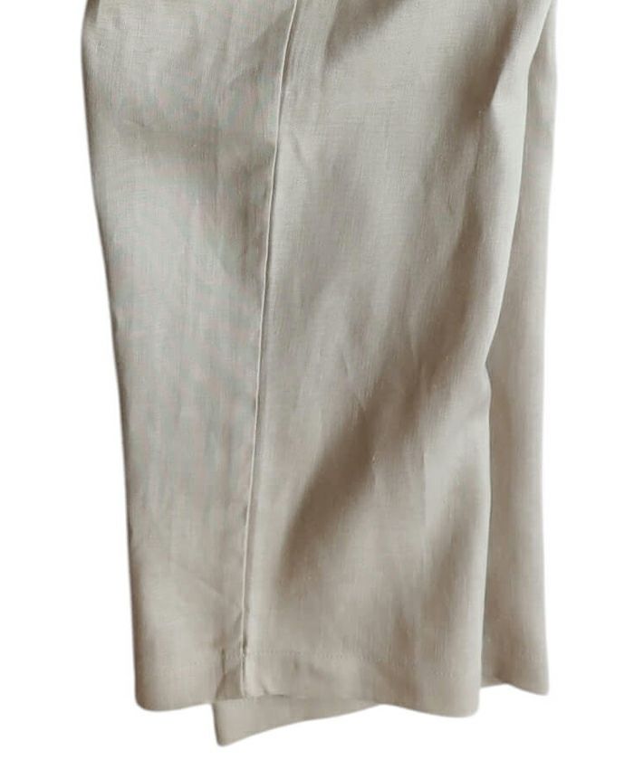 VOIRY ヴォイリー ドクターパンツ リネン 麻　黒 ブラック ライトグレー