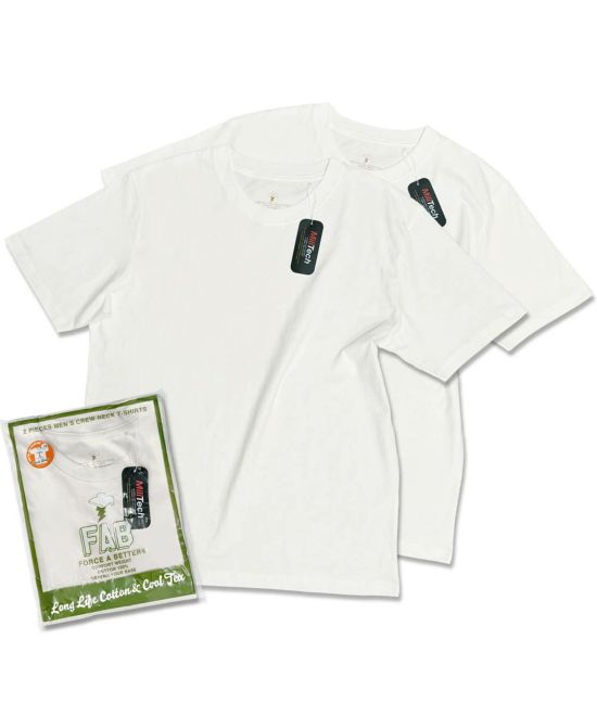 FORCE A BETTER MILITECH 2枚組 パックTシャツ 白 ホワイト 半袖