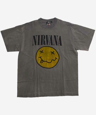HANEI ニルヴァーナ スマイリー リメイクTシャツ