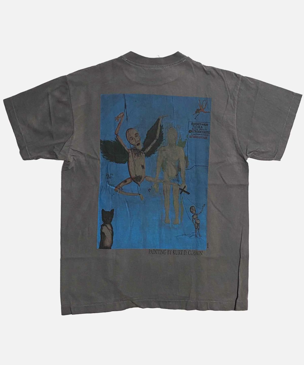 HANEI ハンエイ 古着リメイク ブランド ニルヴァーナ追悼 Tシャツ 暮染め