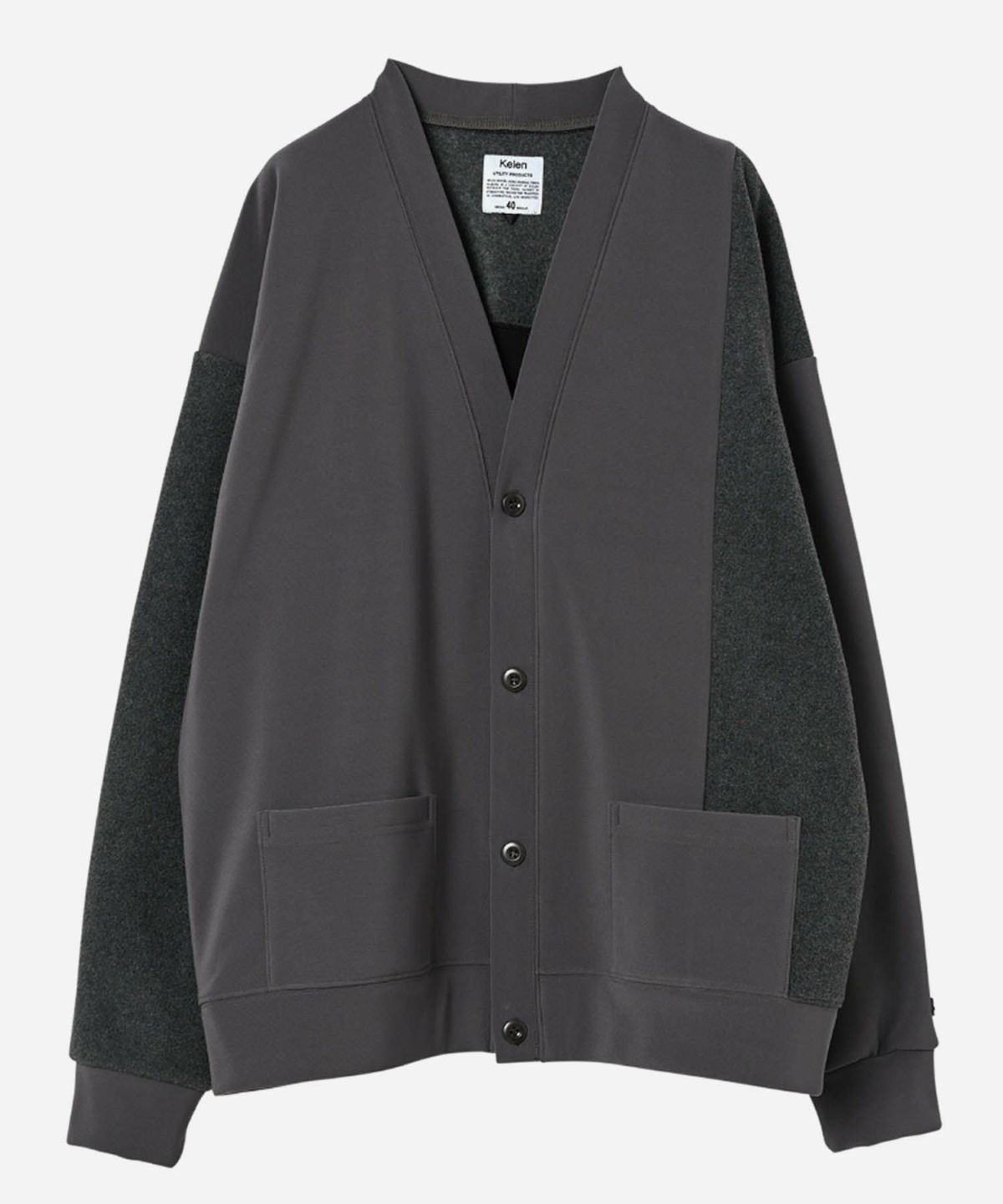 Kelen ミックスファブリックカーディガン KLM24FCS1175  ケレン メンズ