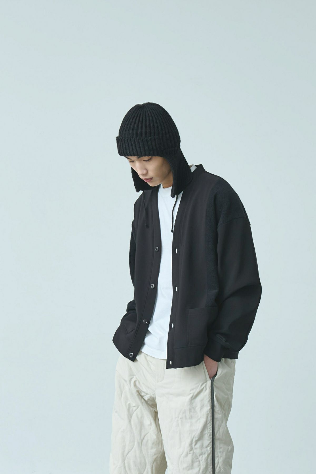 Kelen ミックスファブリックカーディガン KLM24FCS1175  ケレン メンズ