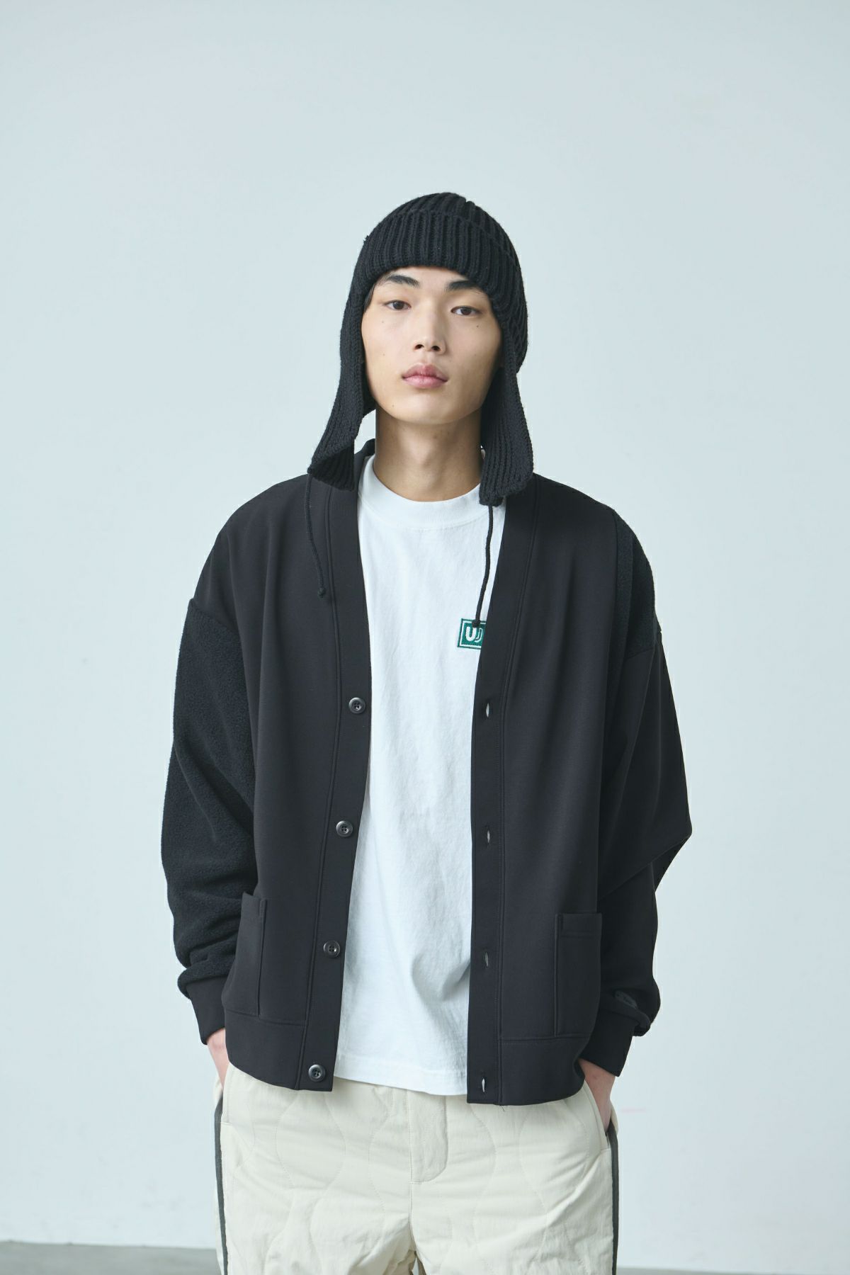 Kelen ミックスファブリックカーディガン KLM24FCS1175  ケレン メンズ