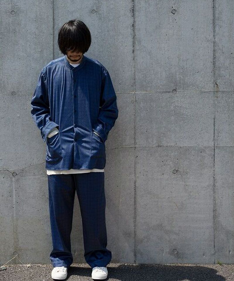 Varde77 バルデ77 ソースシャツジャケット ブルー