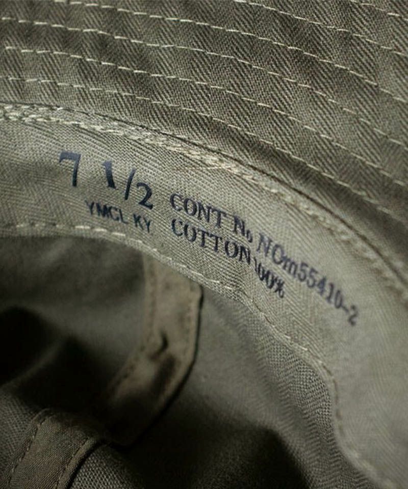 VDS US HBTハット ヘリンボーンツイル ミリタリー