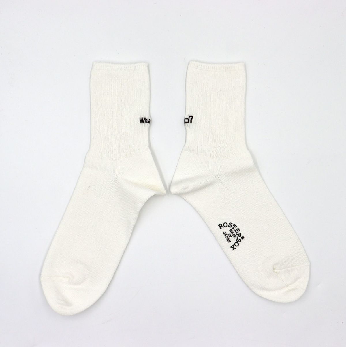 ROSTER SOX ロスターソックス 靴下 男性用 女性用 メンズ レディース ペアソックス  What's UP RS-394