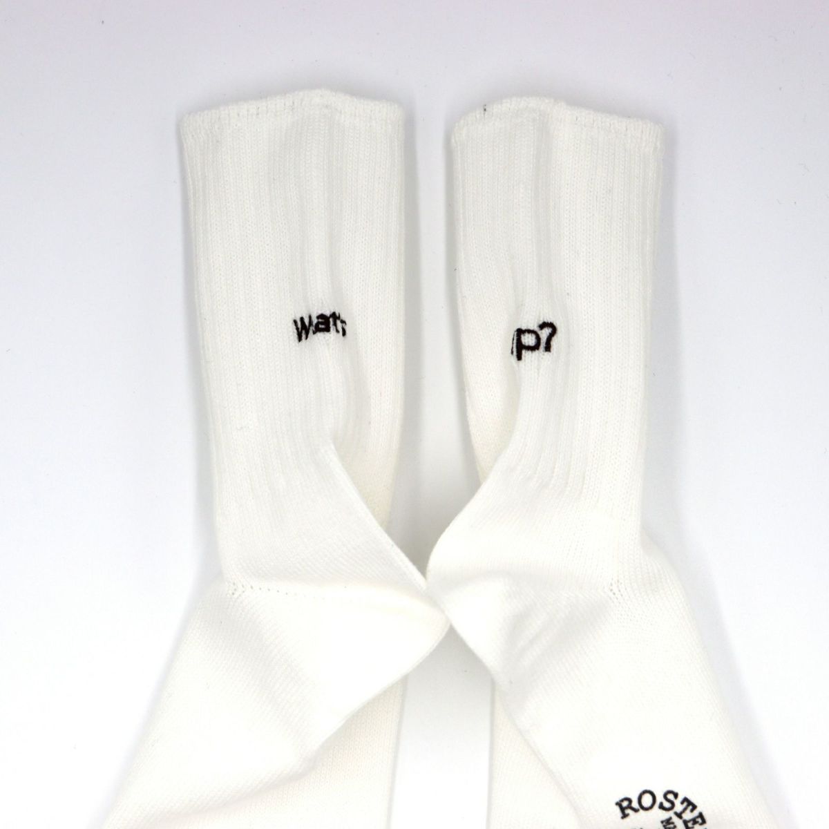 ROSTER SOX ロスターソックス 靴下 男性用 女性用 メンズ レディース ペアソックス  What's UP RS-394