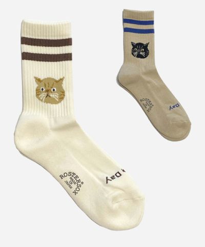 ROSTER SOX 猫 靴下 CAT RS-390