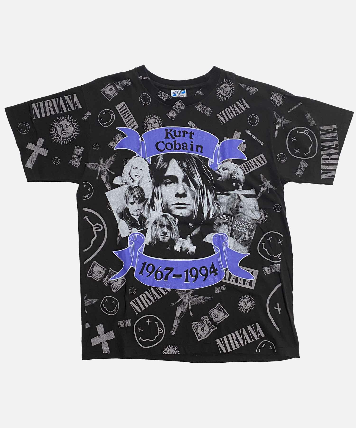 HANEI ニルヴァーナ インポート総柄 Tシャツ | VDS BIRDS EYE
