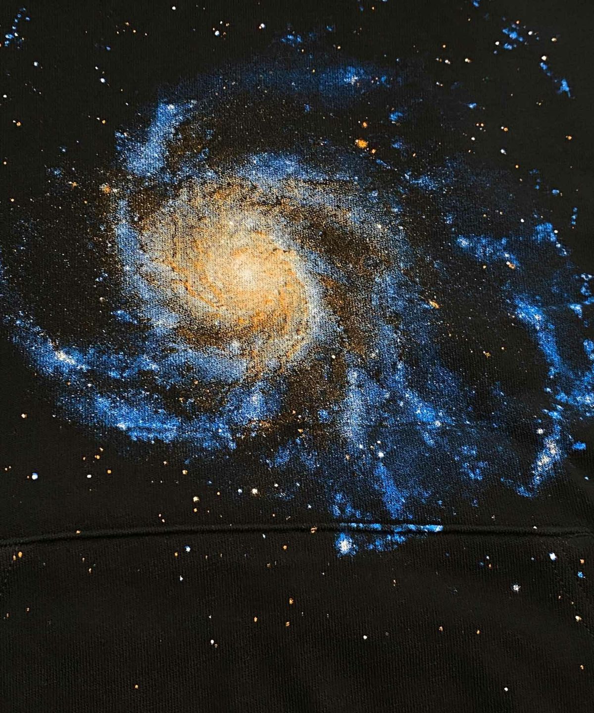 VDS GALAXY 9.7oz ダブルフードパーカー 銀河 シルクスクリーンプリント