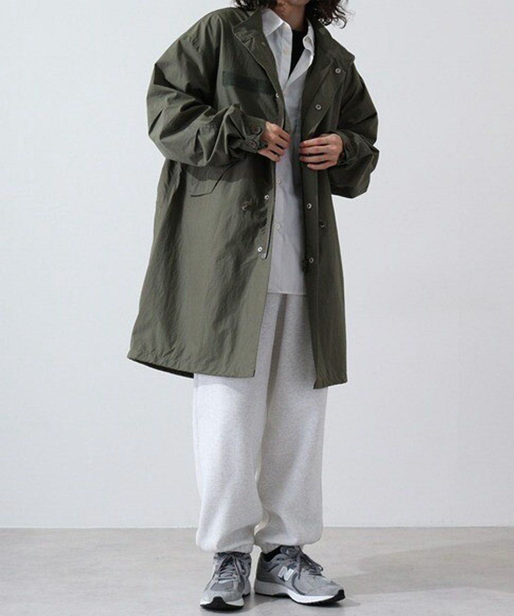 VDS スタンドネック オーバーサイズ モッズコート