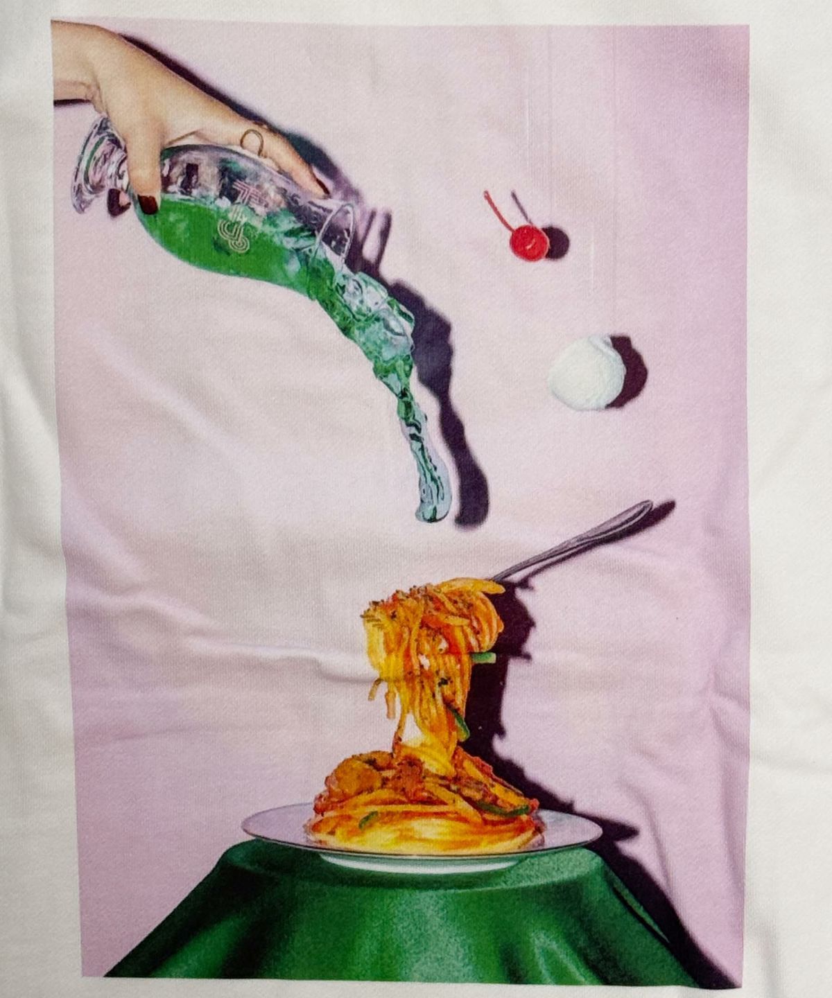 不純喫茶ドープ クリームソーダ パーカー 白 ホワイト