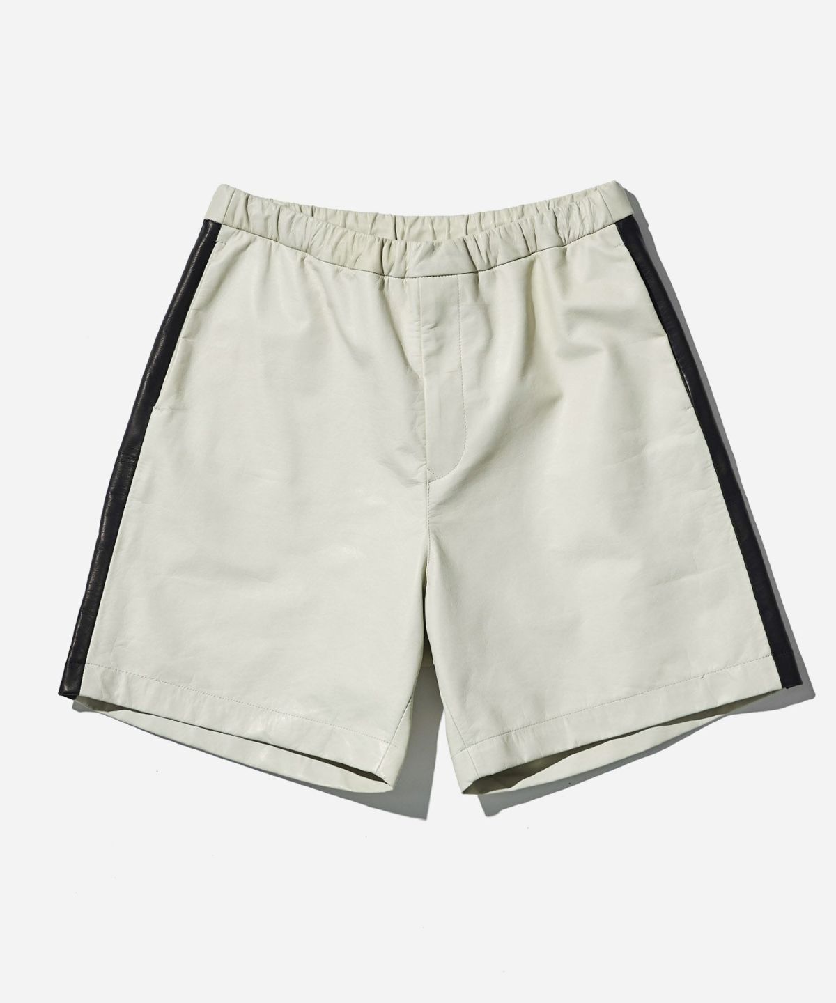 ACANTHUS サイドラインレザーショーツ
