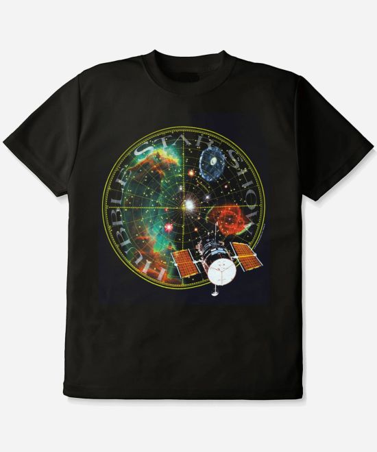 COTTON EXPRESSIONS Hubble star show Space Telescope Tシャツ ハッブル宇宙望遠鏡